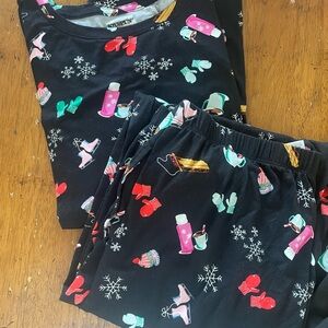 Cozy Pajamas with Winter Print